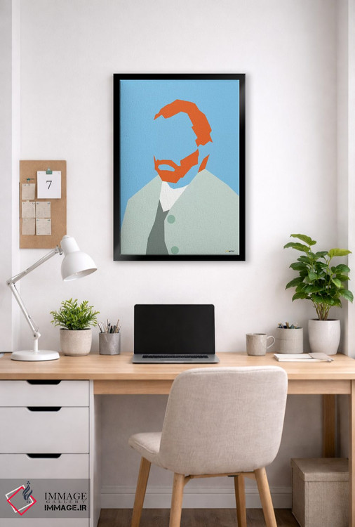 تابلو مینیمال ون گوگ اثر رافائل گومز - D5B