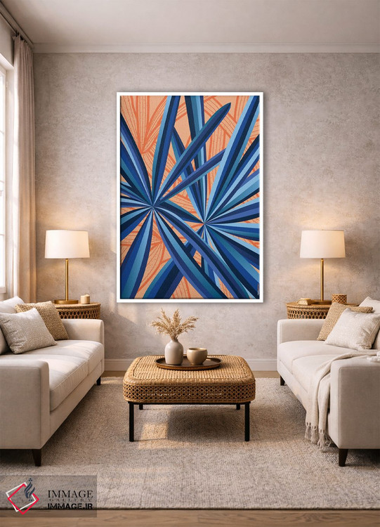 تابلو دکوراتیو برزیل گل ها شماره ۳ اثر رافائل گومز - D1W