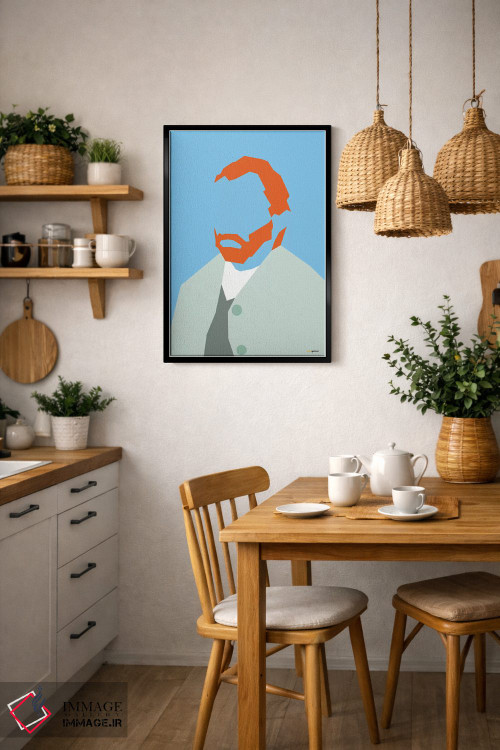 تابلو مینیمال ون گوگ اثر رافائل گومز - D6B