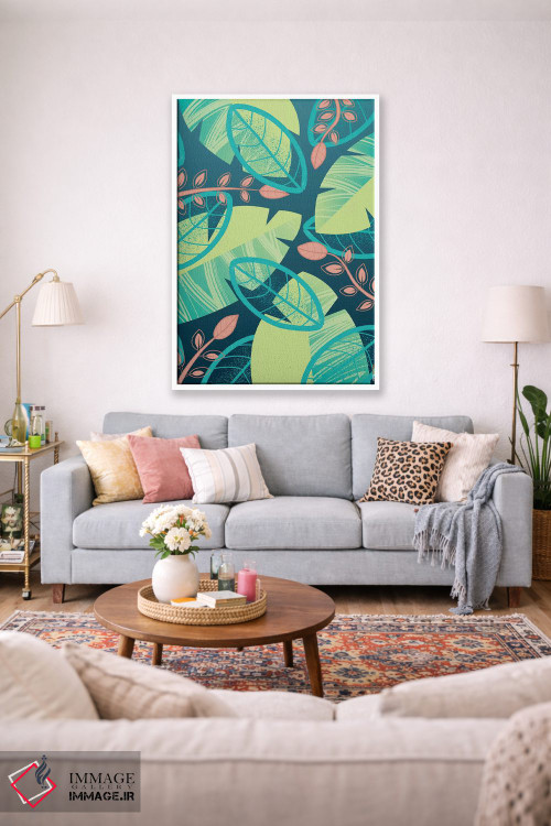 تابلو دکوراتیو برزیل گل ها شماره ۱ اثر رافائل گومز - D1W