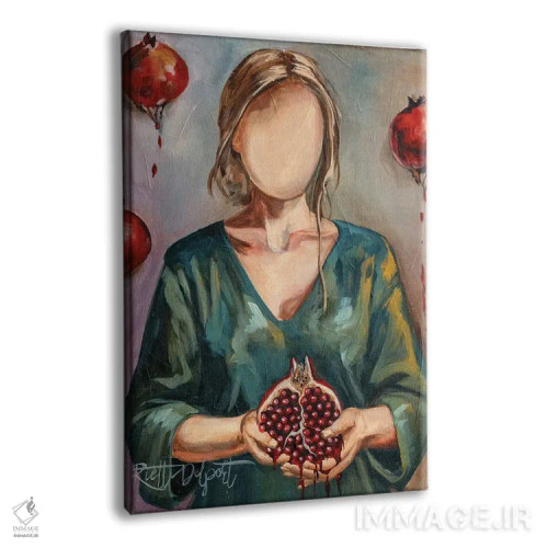 تابلو دکوراتیو انار شکرگزار اثر روت آرت کرییشنز - نمای پرسپکتیو محصول