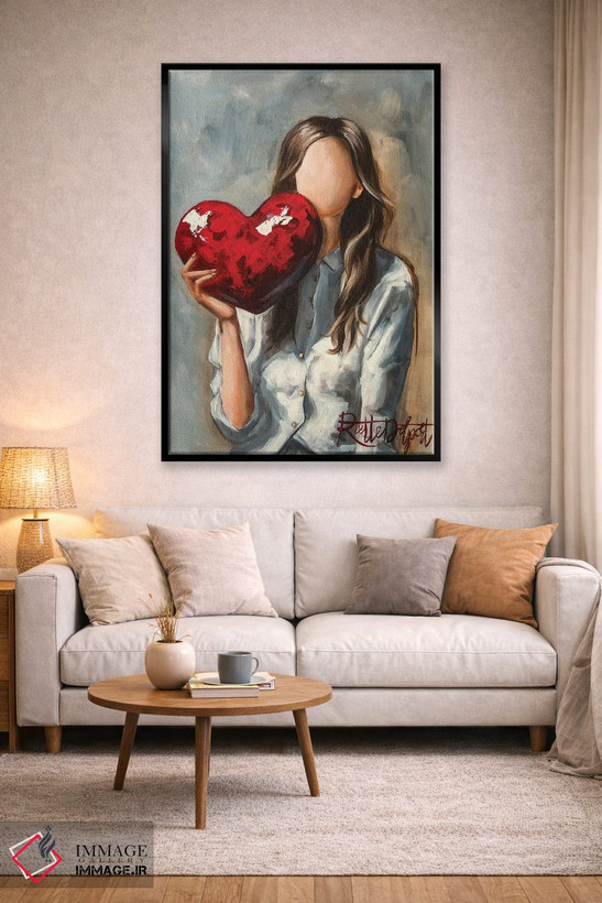 تابلو دکوراتیو عشق اثر روت آرت کرییشنز - D3B