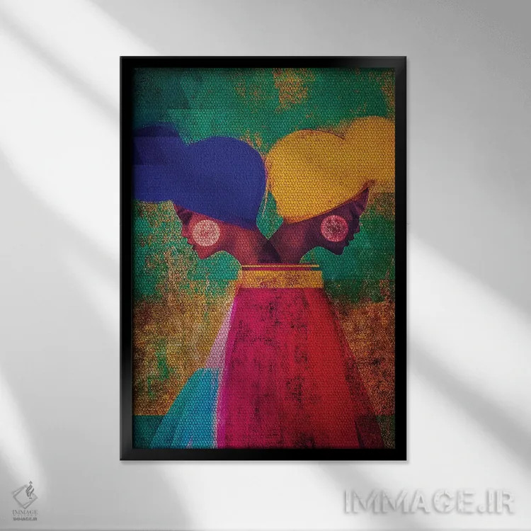 تابلو دکوراتیو آرامش آسان اثر ارین کی. رابینسون - نمای قابدار مشکی