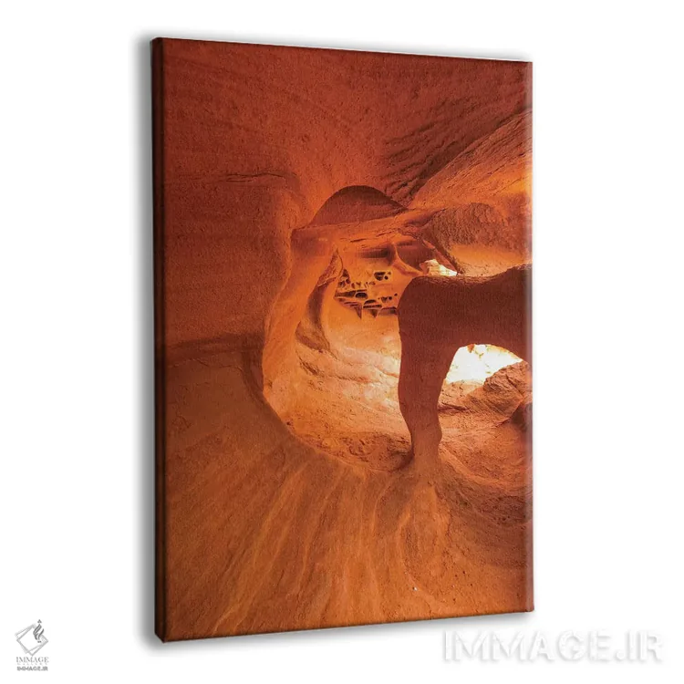تابلو دکوراتیو Fire Cave, Valley Of Fire State Park, Nevada, USA,طاق سنگی با… اثر راس بیشاپ - نمای پرسپکتیو محصول