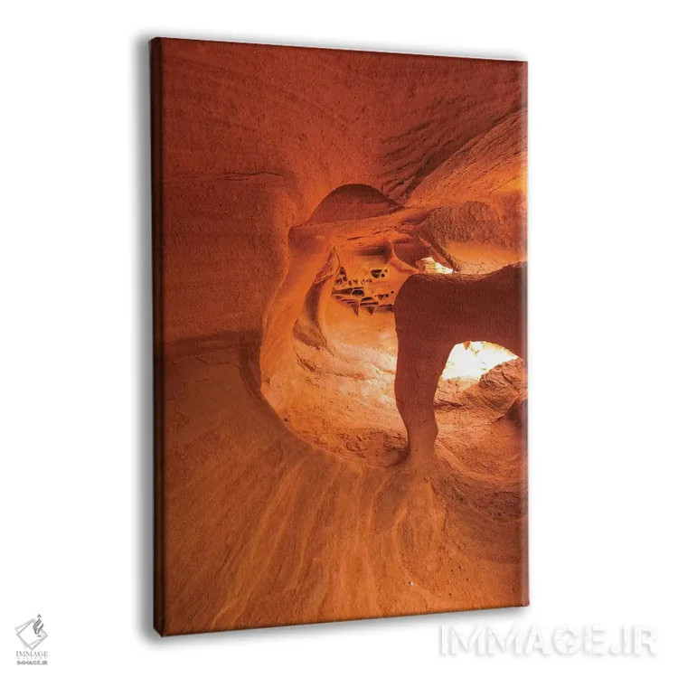 تابلو دکوراتیو Fire Cave, Valley Of Fire State Park, Nevada, USA,طاق سنگی با… اثر راس بیشاپ - نمای پرسپکتیو محصول