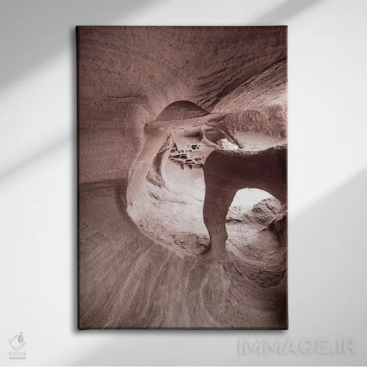 تابلو دکوراتیو Fire Cave, Valley Of Fire State Park, Nevada, USA,طاق سنگی با… اثر راس بیشاپ - نمای روبهرو روی دیوار