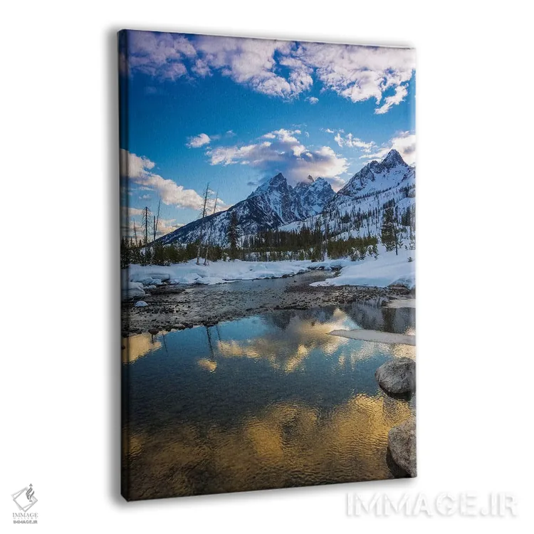 تابلو دکوراتیو Grand Teton National Park, Wyoming, USA,طوفان بر فراز تتون از… اثر راس بیشاپ - نمای پرسپکتیو محصول