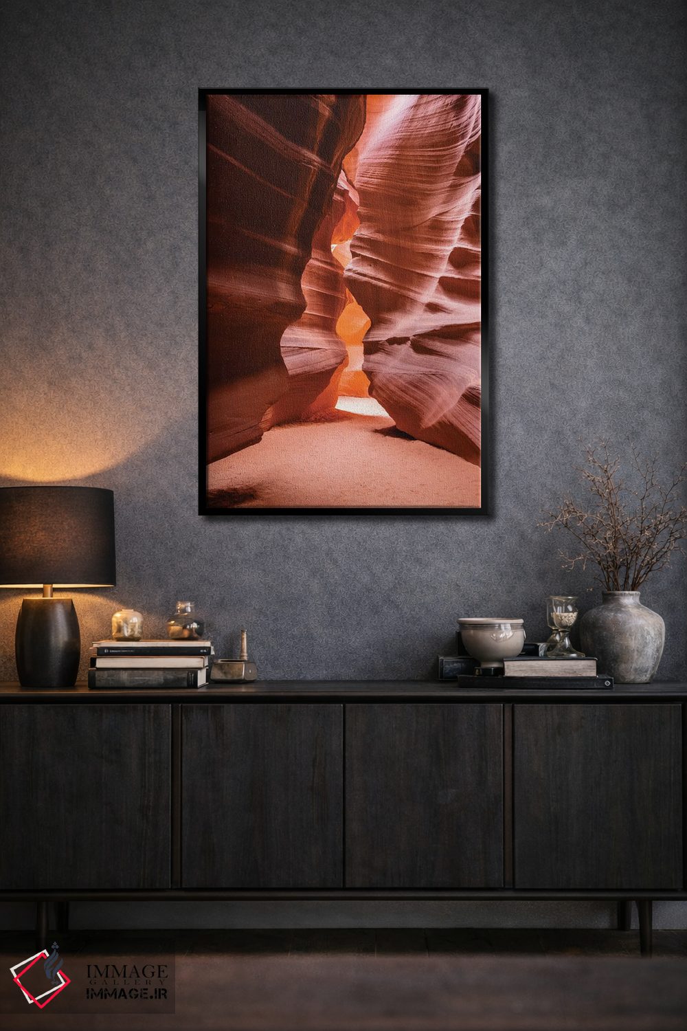 تابلو دکوراتیو Upper Antelope Canyon, Navajo Indian Reservation, Arizona, US… اثر راس بیشاپ - D3B