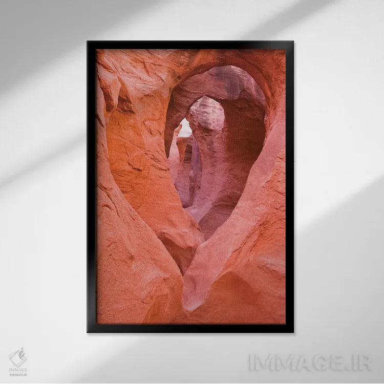 تابلو دکوراتیو Grand Staircase-Escalante National Monument, Utah, USA II,تشک… اثر راس بیشاپ - نمای قابدار مشکی