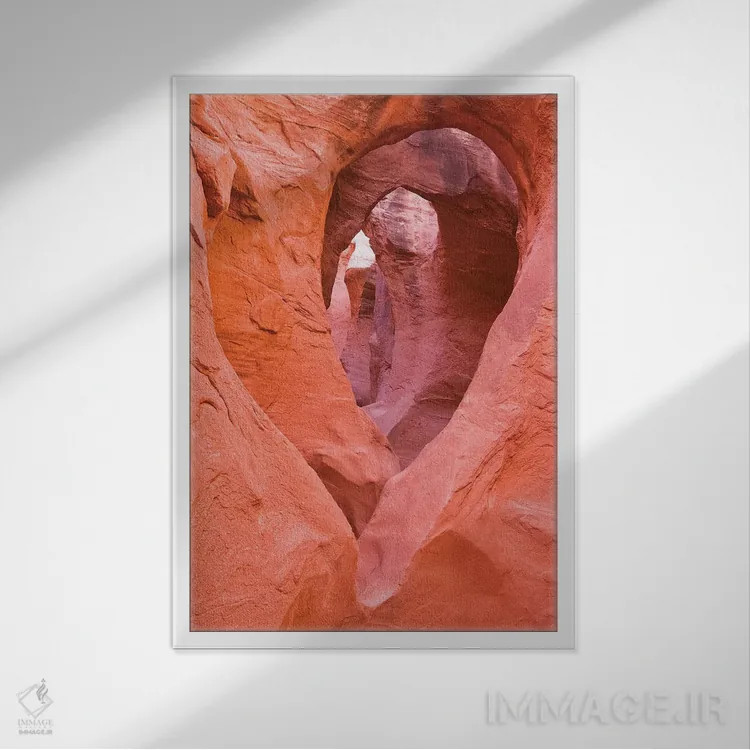 تابلو دکوراتیو Grand Staircase-Escalante National Monument, Utah, USA II,تشک… اثر راس بیشاپ - نمای قابدار سفید