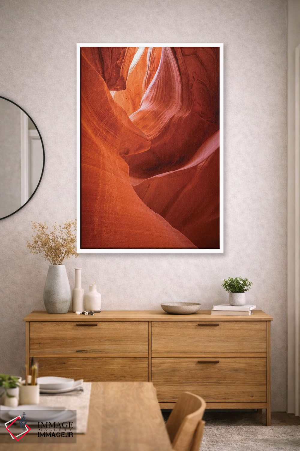 تابلو دکوراتیو Lower Antelope Canyon, Navajo Indian Reservation, Arizona, US… اثر راس بیشاپ - D1W