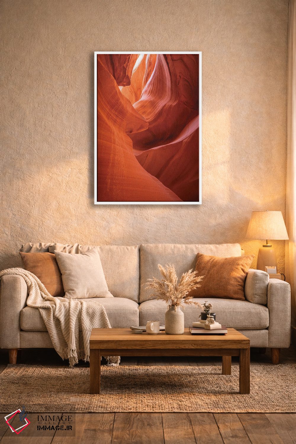 تابلو دکوراتیو Lower Antelope Canyon, Navajo Indian Reservation, Arizona, US… اثر راس بیشاپ - D4W