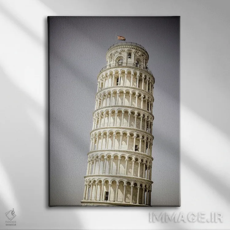 تابلو دکوراتیو Pisa, Tuscany, Italy,برج کج پیزا، پیزا، توسکانی، ایتالیا اثر راس بیشاپ - نمای روبهرو روی دیوار
