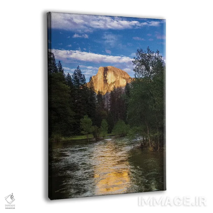 تابلو دکوراتیو Yosemite National Park, California, USA,نور شامگاهی بر هاف دو… اثر راس بیشاپ - نمای پرسپکتیو محصول