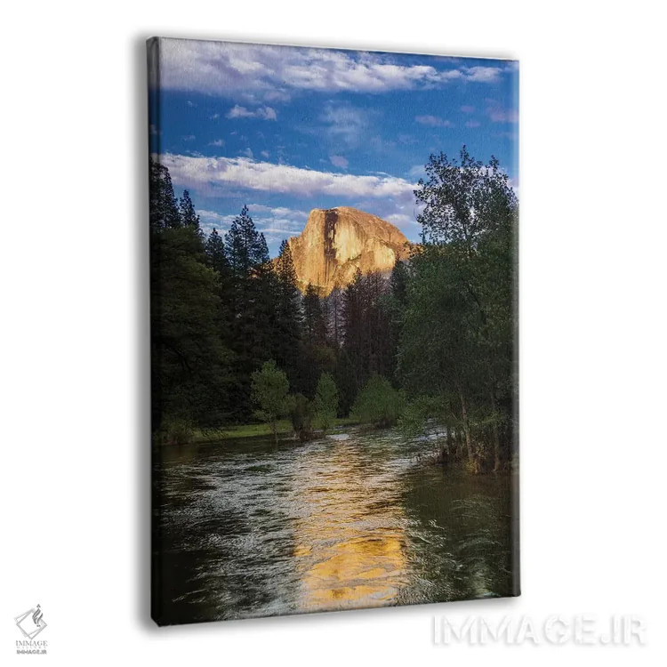 تابلو دکوراتیو Yosemite National Park, California, USA,نور شامگاهی بر هاف دو… اثر راس بیشاپ - نمای پرسپکتیو محصول