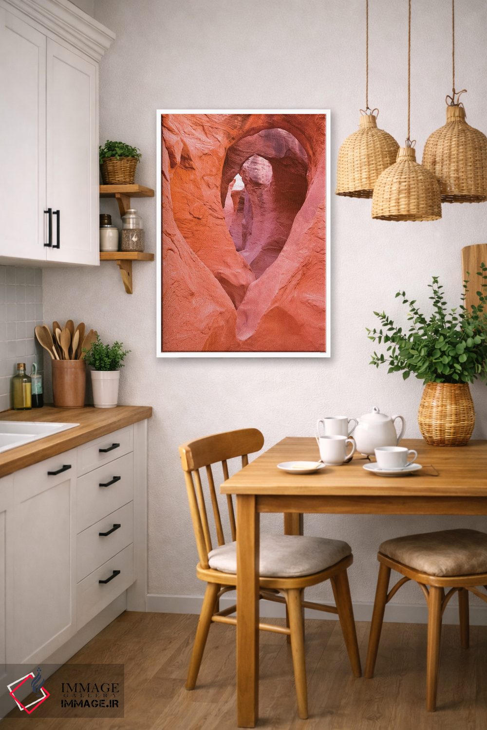تابلو دکوراتیو Grand Staircase-Escalante National Monument, Utah, USA II,تشک… اثر راس بیشاپ - D6W