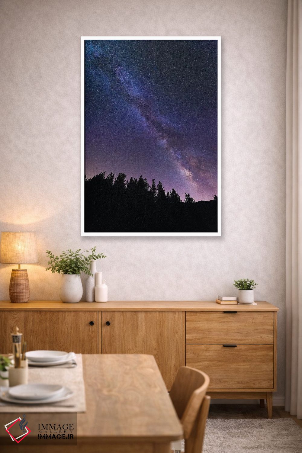 تابلو دکوراتیو Los Padres National Forest, California, USA,راه شیری بر فراز… اثر راس بیشاپ - D4W