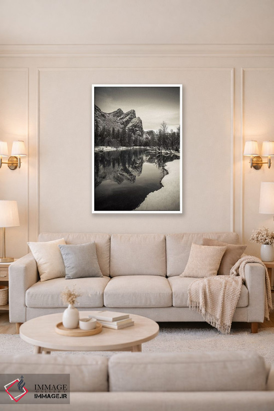 تابلو دکوراتیو Yosemite National Park, California, USA IV,سه برادر بر فراز ر… اثر راس بیشاپ - D3W