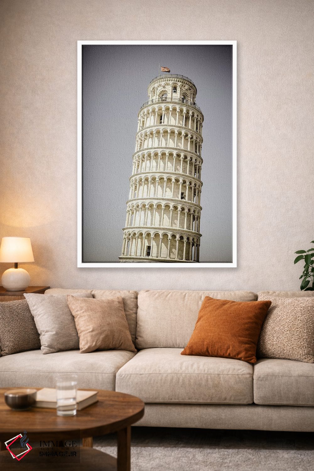 تابلو دکوراتیو Pisa, Tuscany, Italy,برج کج پیزا، پیزا، توسکانی، ایتالیا اثر راس بیشاپ - D1W
