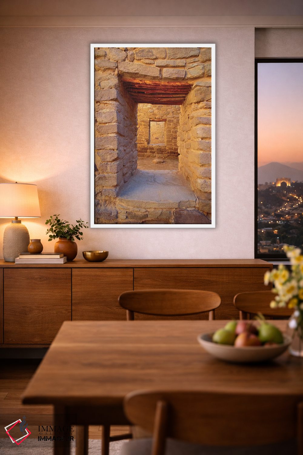 تابلو دکوراتیو Aztec Ruins National Monument, New Mexico, USA,درگاه های داخل… اثر راس بیشاپ - D1W