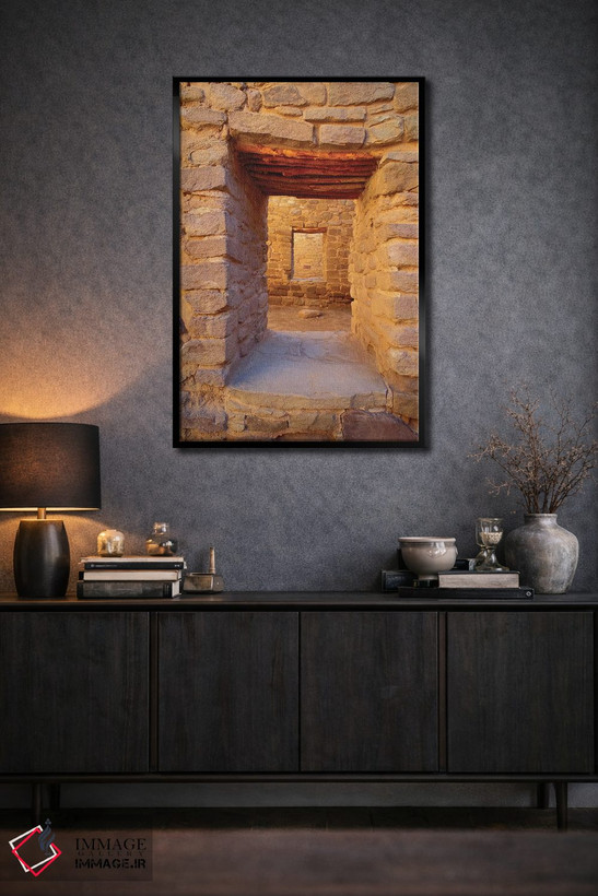 تابلو دکوراتیو Aztec Ruins National Monument, New Mexico, USA,درگاه های داخل… اثر راس بیشاپ - D2B