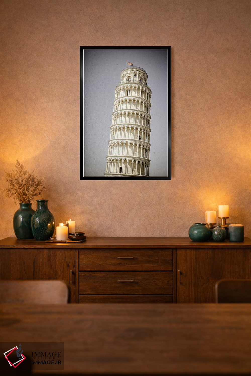 تابلو دکوراتیو Pisa, Tuscany, Italy,برج کج پیزا، پیزا، توسکانی، ایتالیا اثر راس بیشاپ - D2B