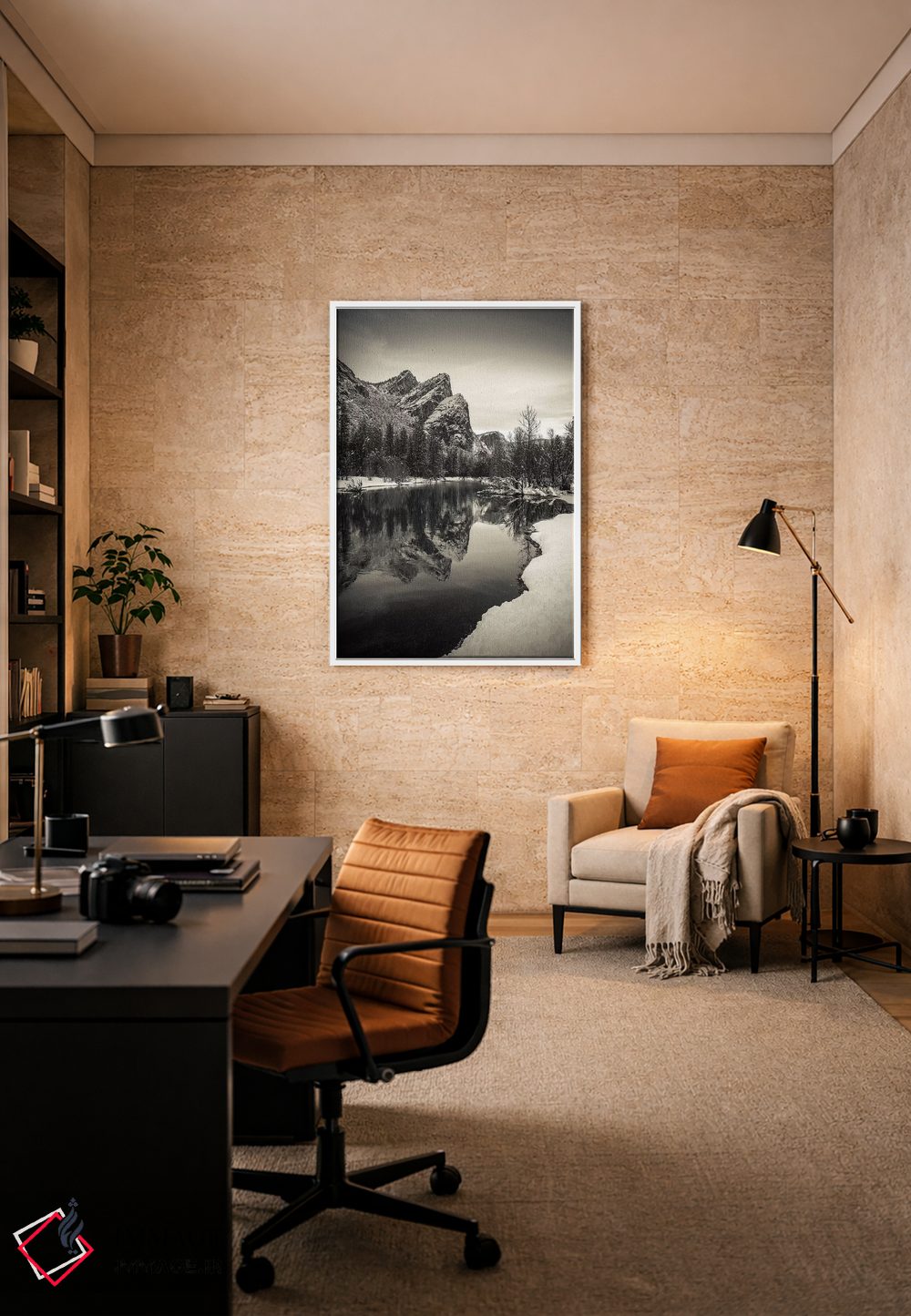 تابلو دکوراتیو Yosemite National Park, California, USA IV,سه برادر بر فراز ر… اثر راس بیشاپ - D6W
