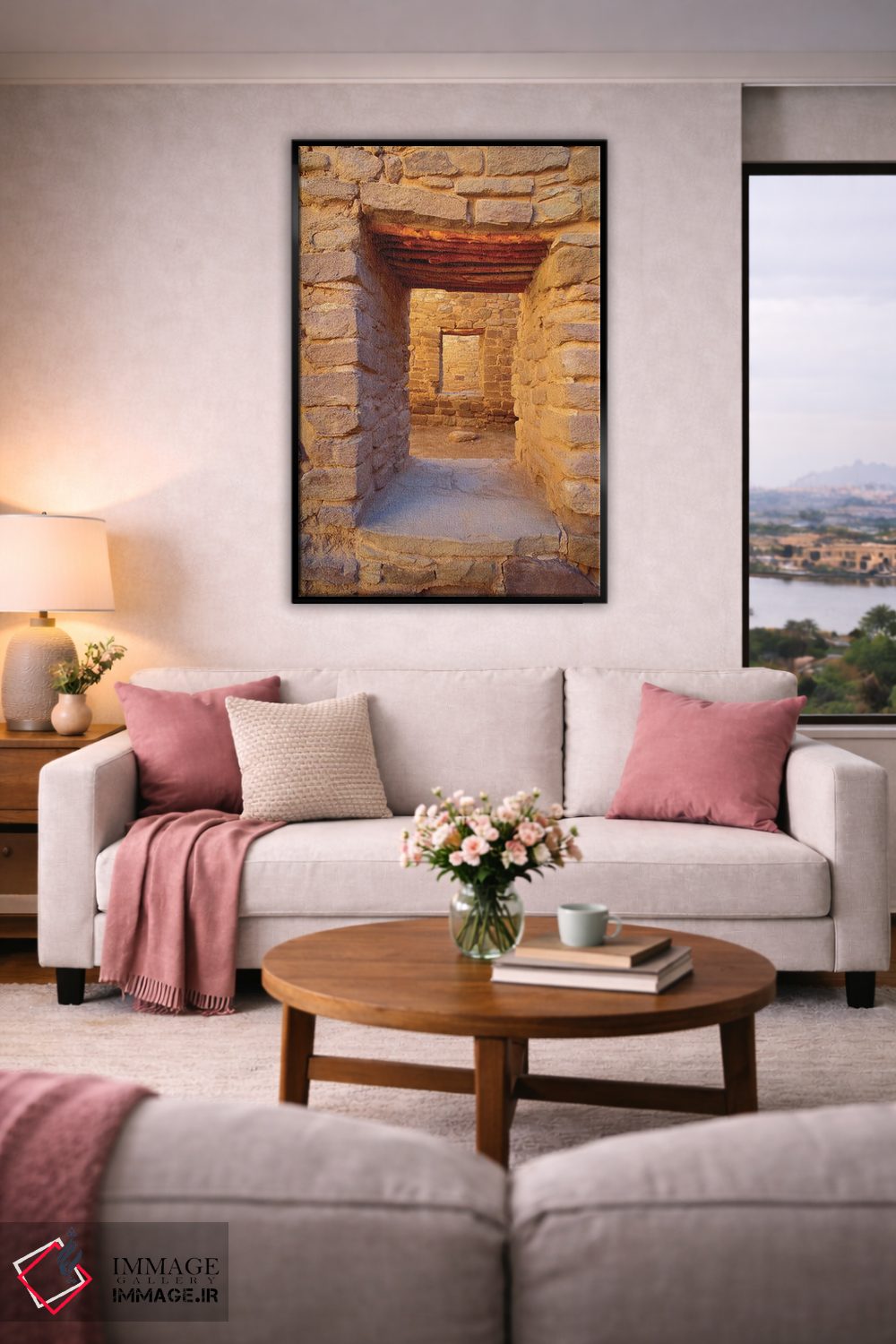 تابلو دکوراتیو Aztec Ruins National Monument, New Mexico, USA,درگاه های داخل… اثر راس بیشاپ - D6B