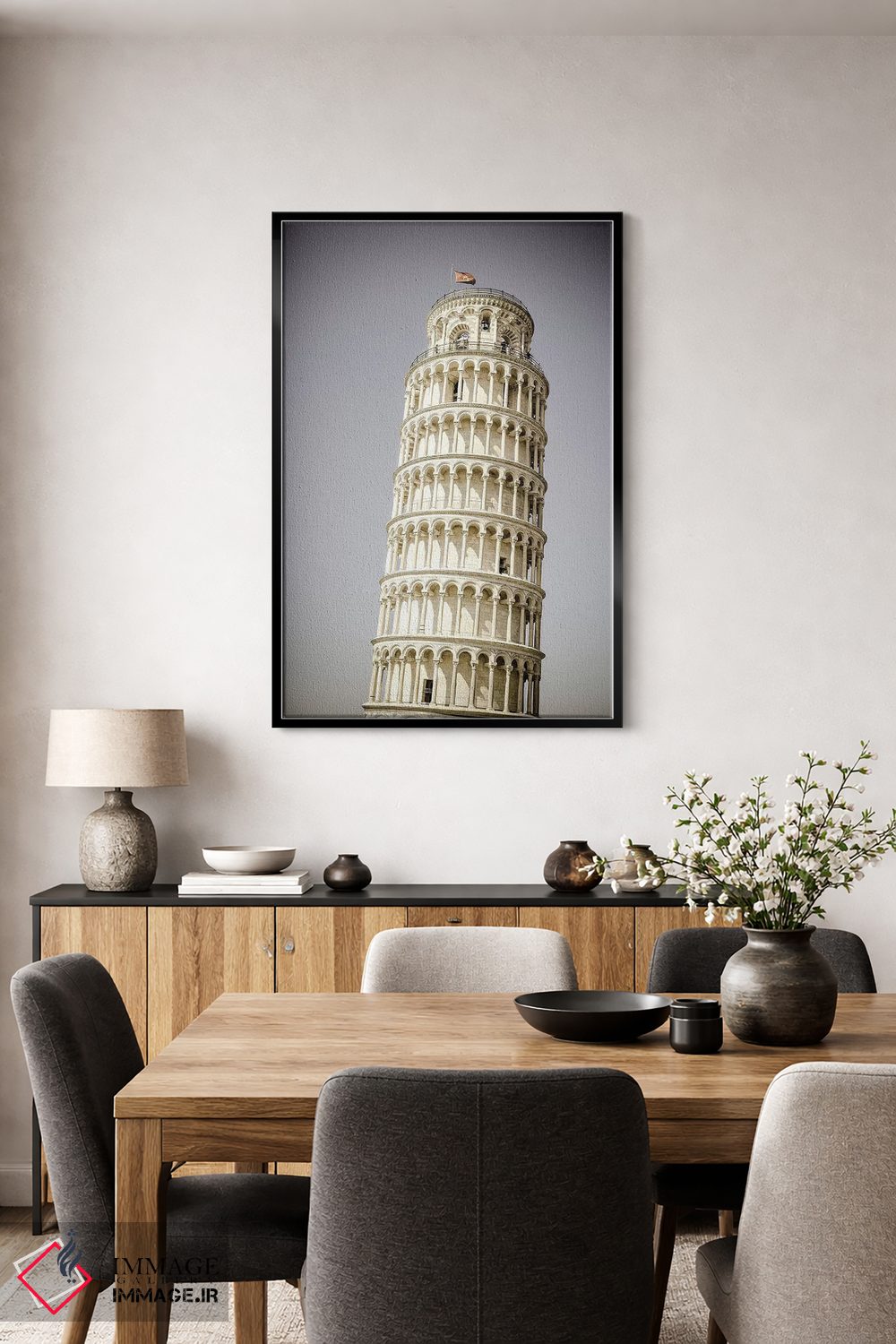 تابلو دکوراتیو Pisa, Tuscany, Italy,برج کج پیزا، پیزا، توسکانی، ایتالیا اثر راس بیشاپ - D4B