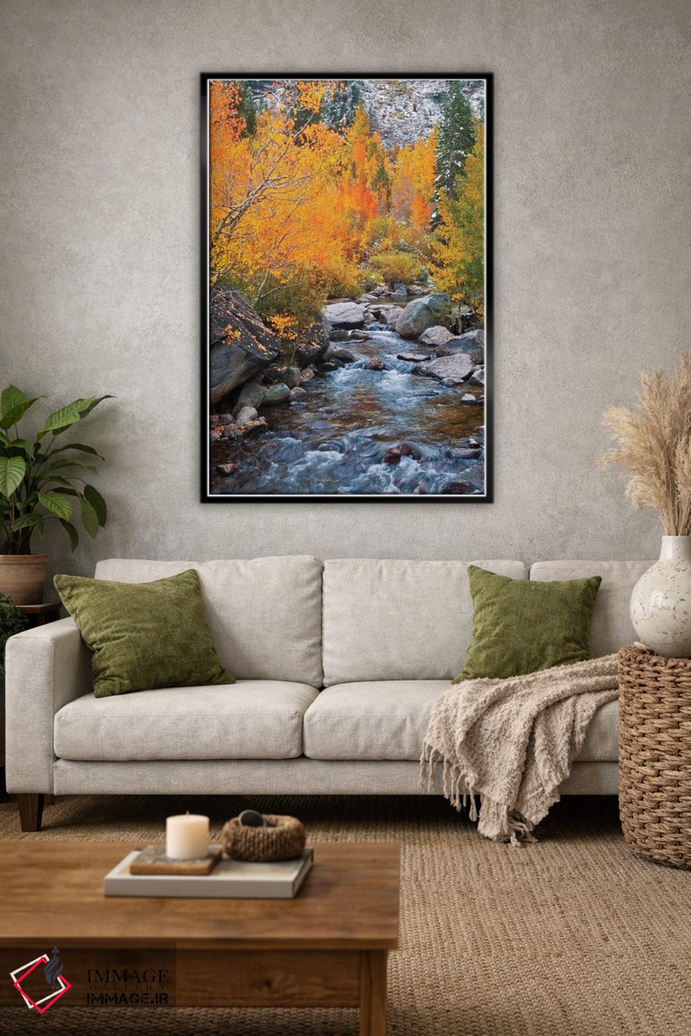 تابلو دکوراتیو Bishop Creek, Inyo National Forest, California, USA,رنگ های پ… اثر راس بیشاپ - D1B