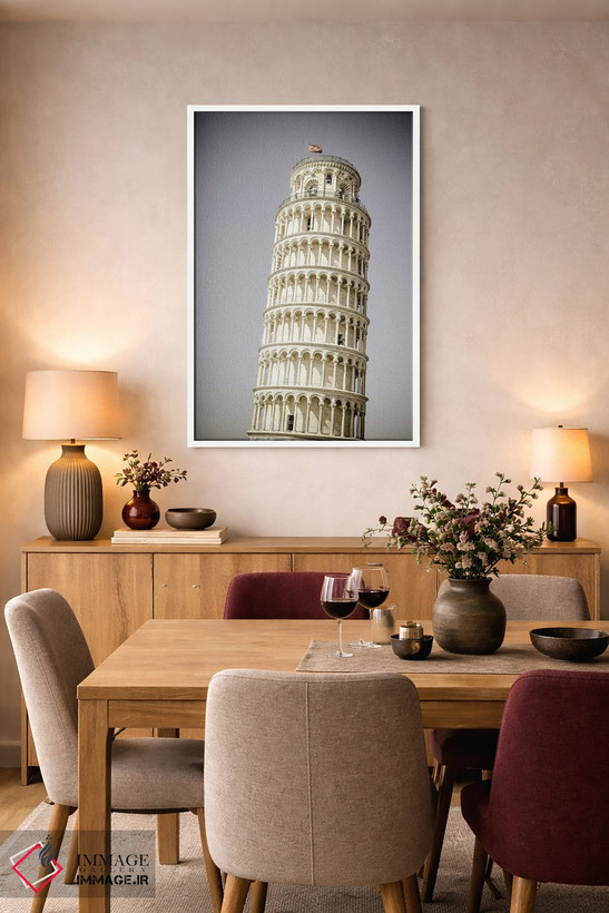 تابلو دکوراتیو Pisa, Tuscany, Italy,برج کج پیزا، پیزا، توسکانی، ایتالیا اثر راس بیشاپ - D6W