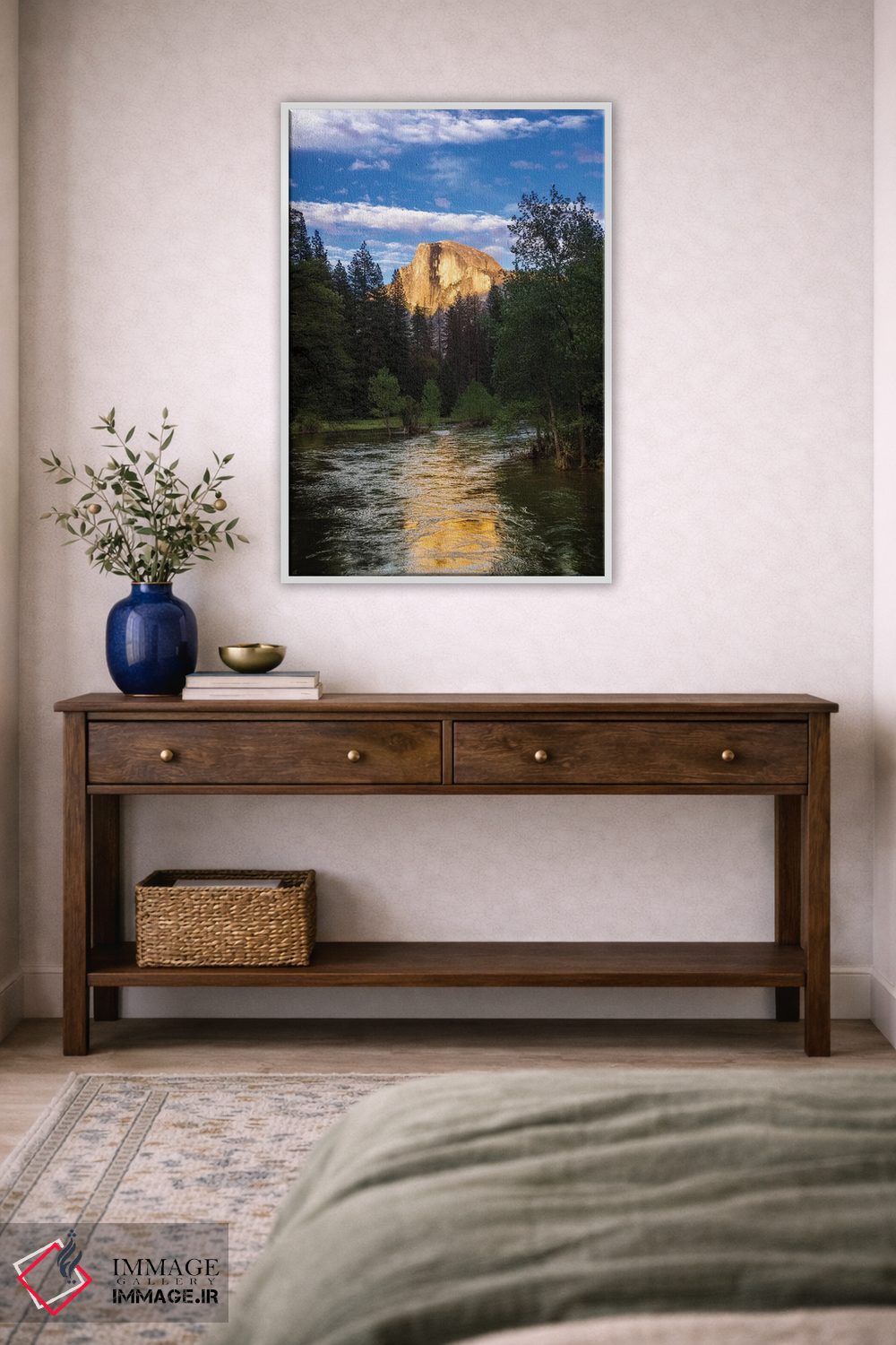 تابلو دکوراتیو Yosemite National Park, California, USA,نور شامگاهی بر هاف دو… اثر راس بیشاپ - D2W
