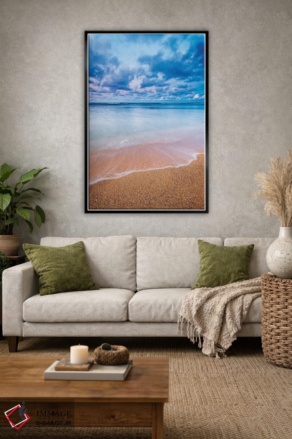 تابلو دکوراتیو Tunnels Beach, Kauai, Hawaii, USA,نور شامگاهی II، ساحل تونلز… اثر راس بیشاپ - D3B
