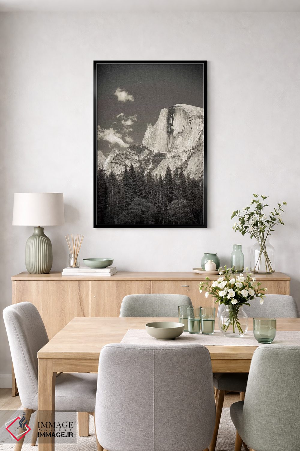 تابلو دکوراتیو Yosemite National Park, California, USA,نیم گنبد، پارک ملی یو… اثر راس بیشاپ - D5B