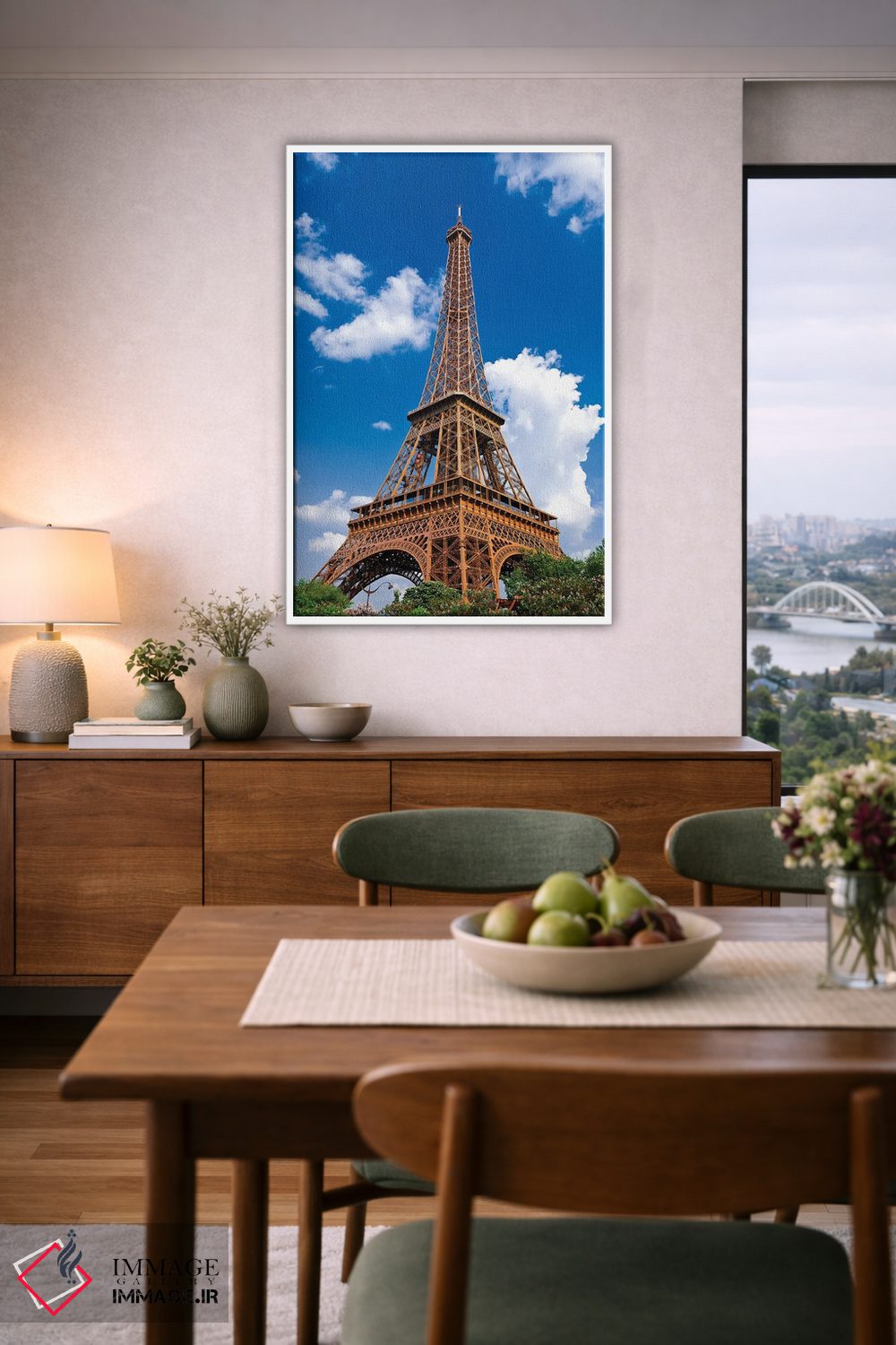 تابلو دکوراتیو France,برج ایفل. پاریس، فرانسه اثر راس بیشاپ - D5W