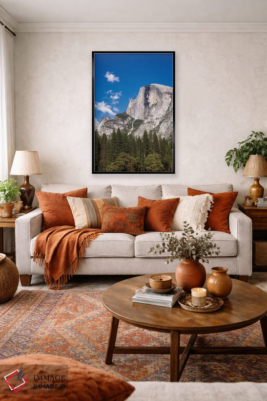 تابلو دکوراتیو Yosemite National Park, California, USA,نیم گنبد، پارک ملی یو… اثر راس بیشاپ - D3B