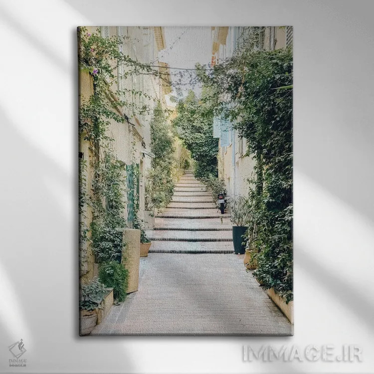 تابلو دکوراتیو France, French Riviera, Cote D'Azur,خیابان های زیبای آنتیب د… اثر رادو برکان - نمای روبهرو روی دیوار