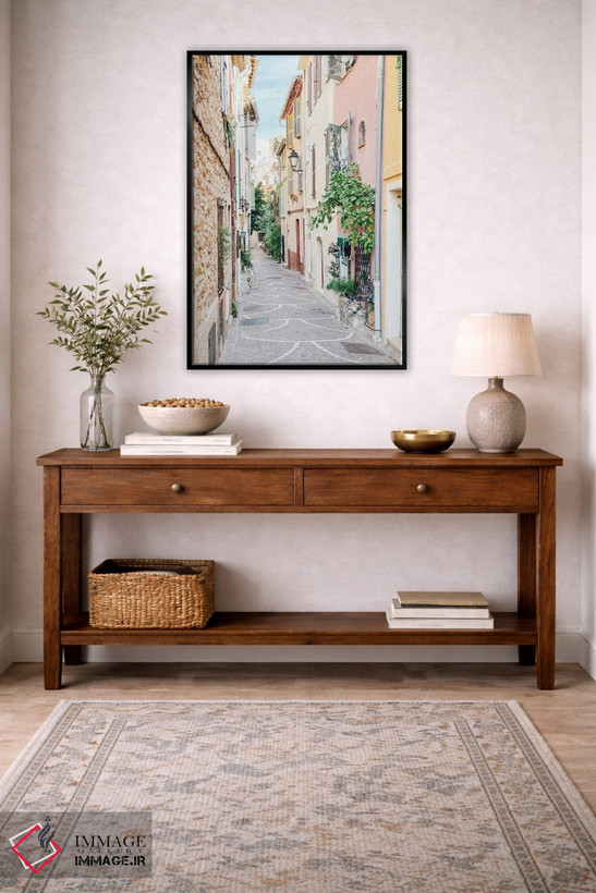 تابلو دکوراتیو France, French Riviera, Cote D'Azur,خیابان های شهر آنتیب در… اثر رادو برکان - D3B