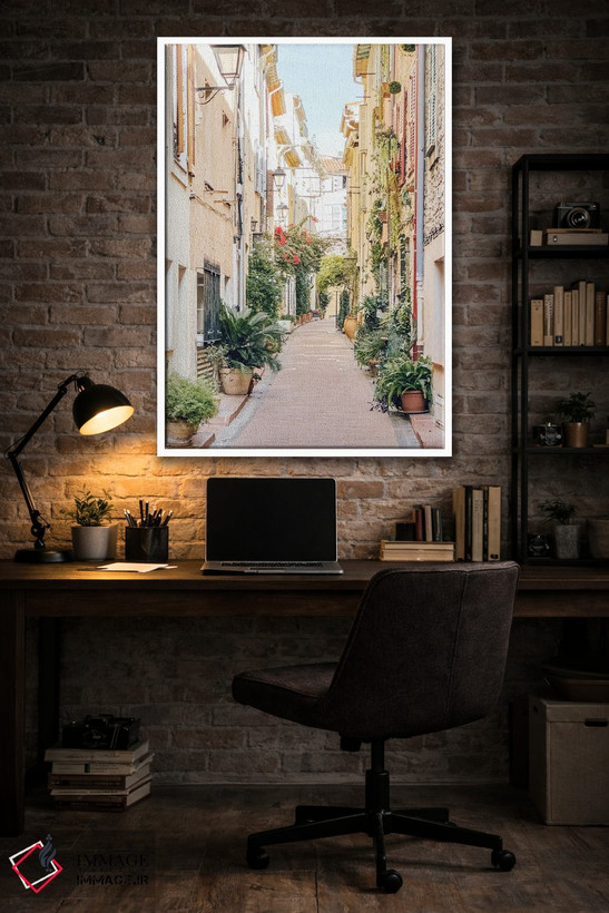 تابلو دکوراتیو France, French Riviera, Cote D'Azur,خیابان شهر آنتیب در پایی… اثر رادو برکان - D2W