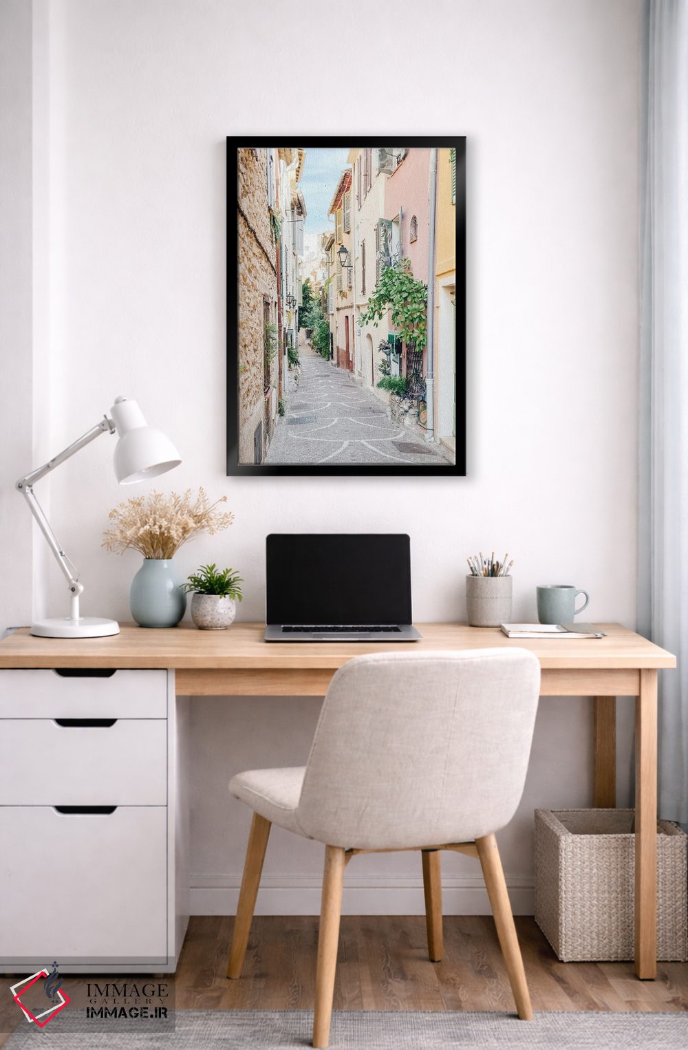 تابلو دکوراتیو France, French Riviera, Cote D'Azur,خیابان های شهر آنتیب در… اثر رادو برکان - D6B
