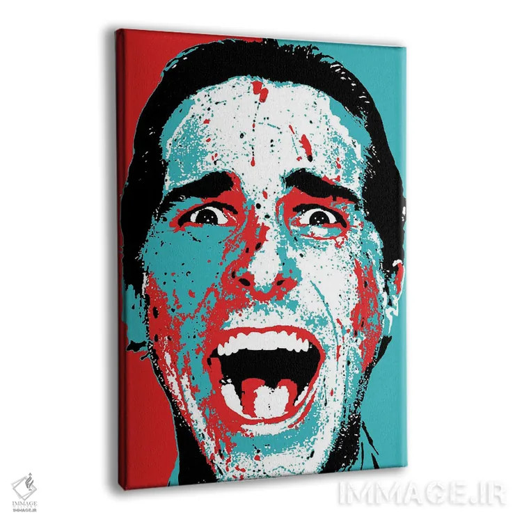 تابلو دکوراتیو روانی آمریکایی اثر راک کروماتیک - نمای پرسپکتیو محصول