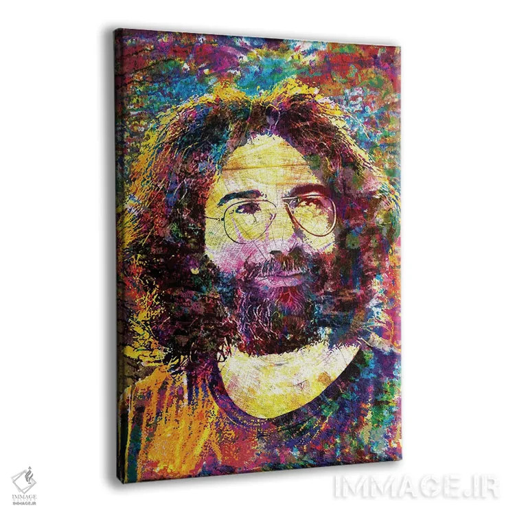 تابلو دکوراتیو جری گارسیا اثر راک کروماتیک - نمای پرسپکتیو محصول