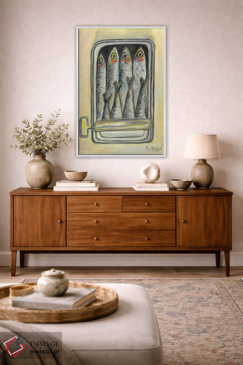 تابلو دکوراتیو ماهی کنسروی اثر کاتیا ریچی - D2W