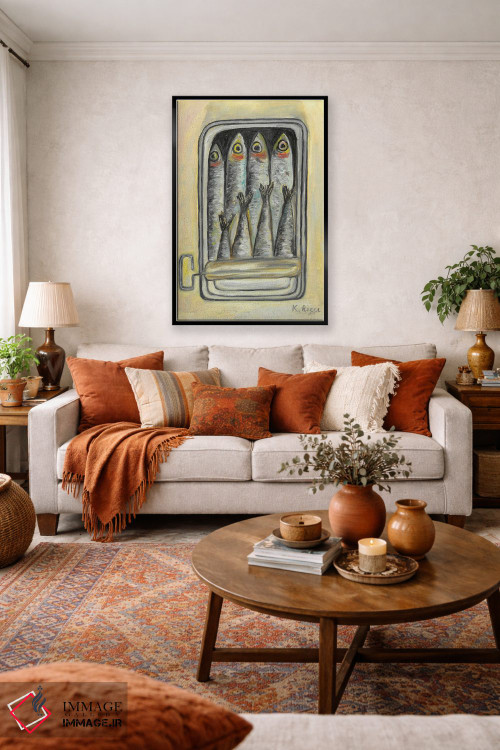 تابلو دکوراتیو ماهی کنسروی اثر کاتیا ریچی - D4B