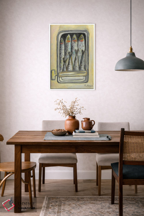 تابلو دکوراتیو ماهی کنسروی اثر کاتیا ریچی - D5W