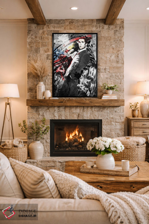 تابلو دکوراتیو روانی آمریکایی اثر راک کروماتیک - D1B