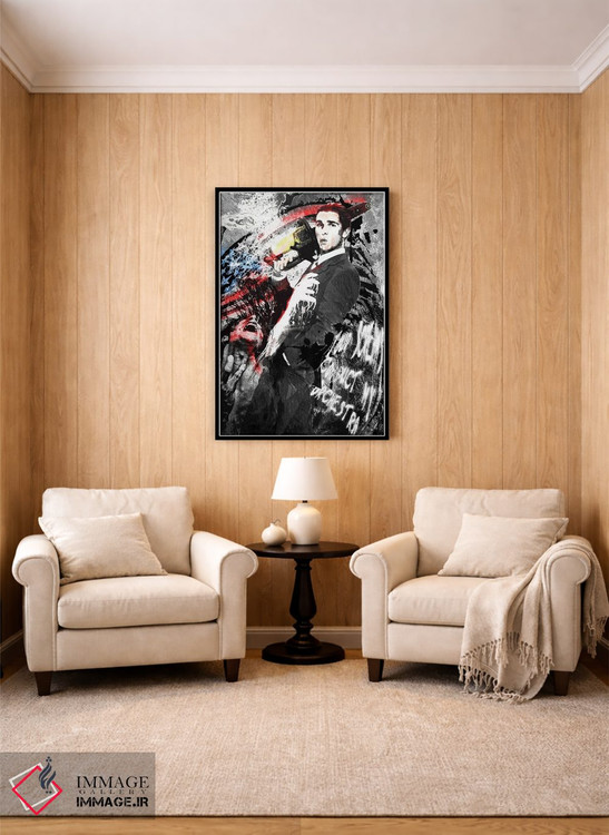 تابلو دکوراتیو روانی آمریکایی اثر راک کروماتیک - D6B