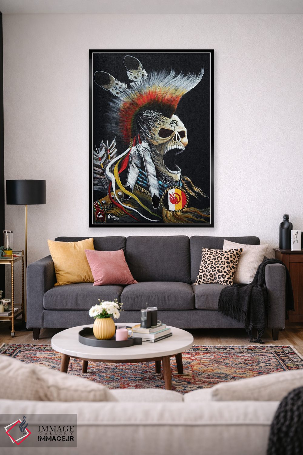 تابلو دکوراتیو خشم نیاکان اثر رد برد اسمیت آرت - D2B