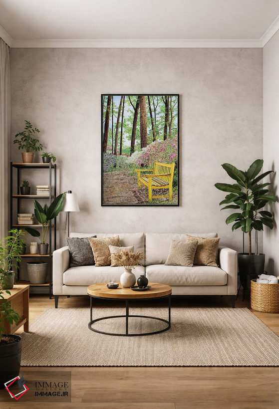 تابلو دکوراتیو پیاده روی های طبیعت اثر جیمز رباورگ - D1B