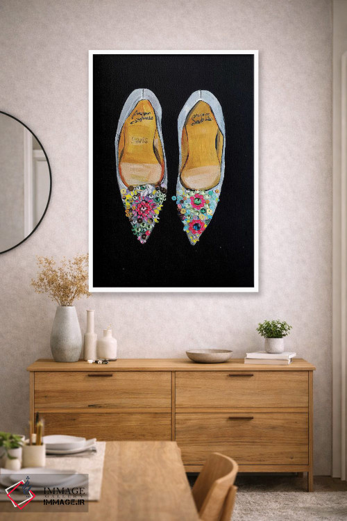 تابلو دکوراتیو کریستین لوبوتن جواهرنشان اثر رونگرونگ دوو - D1W